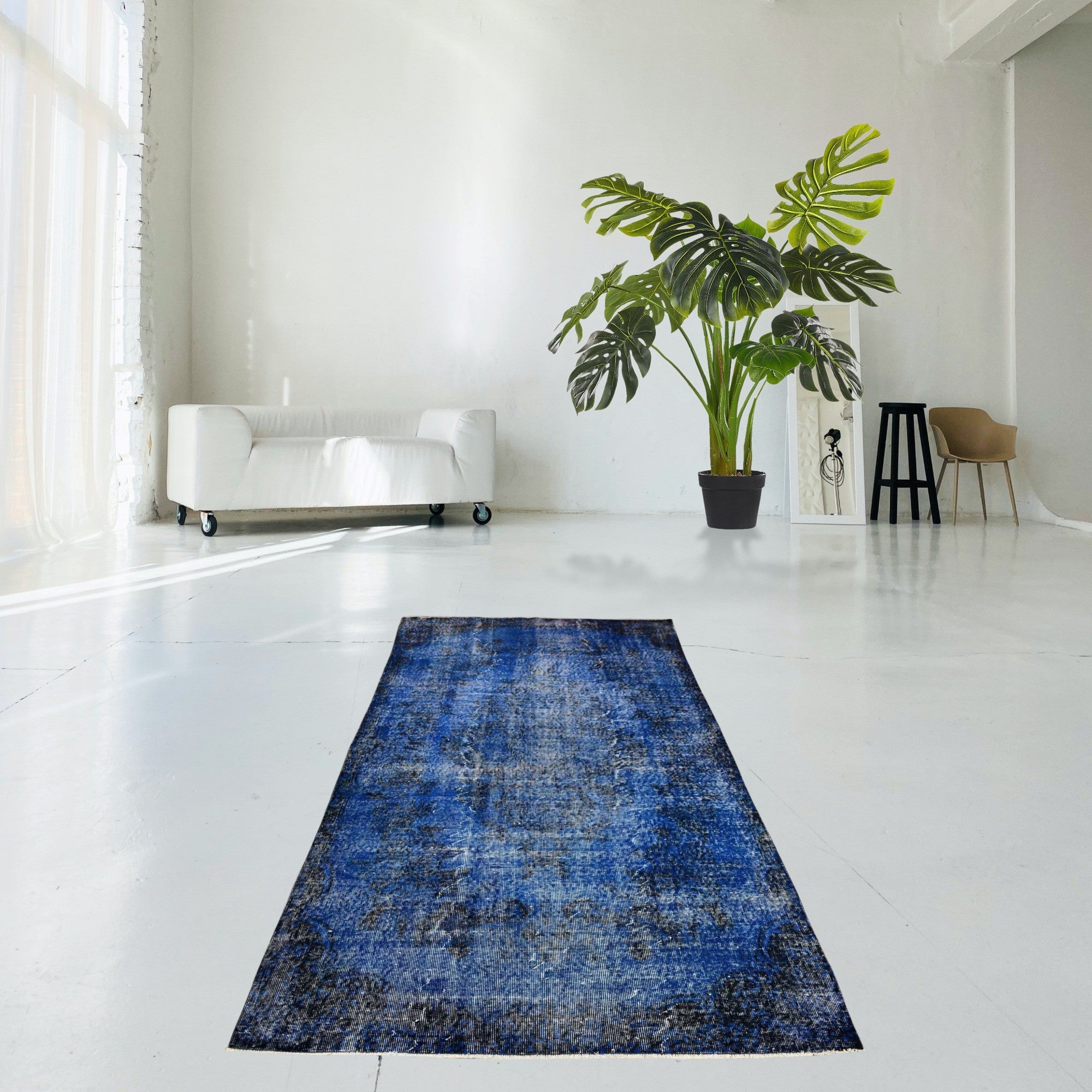 Blue Vintage Rug - D837