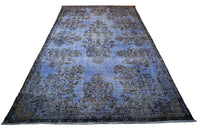 Blauw vintage vloerkleed - E766 - Lavinta