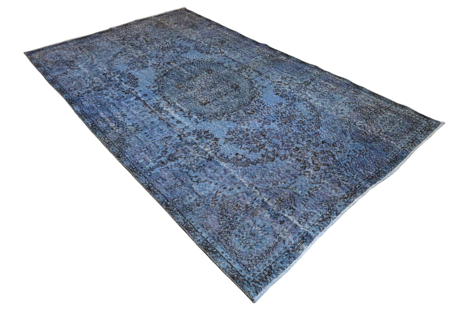 Blauw vintage vloerkleed - E973 - Lavinta