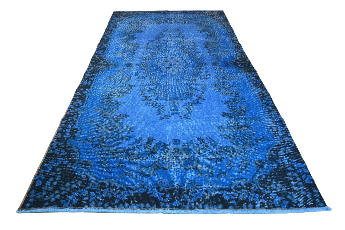 Blauw vintage vloerkleed - F221 - Lavinta