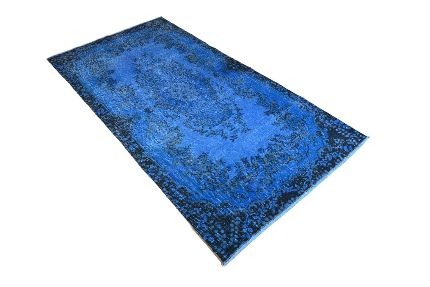 Blauw vintage vloerkleed - F221 - Lavinta