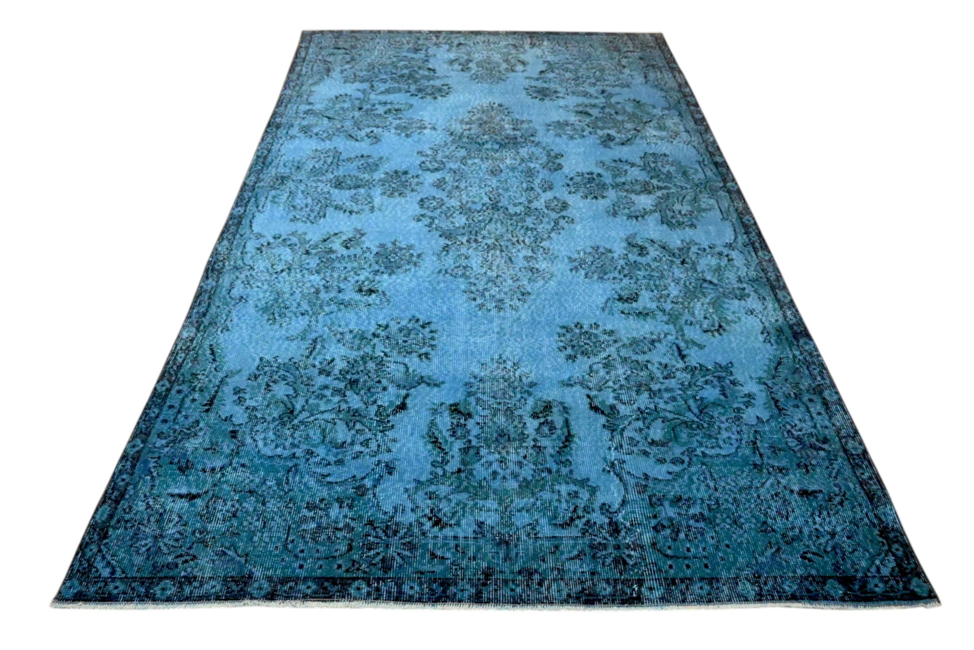 Blue Vintage Rug - F574