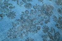 Blauw vintage vloerkleed - F574 - Lavinta