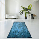 Blauw vintage vloerkleed - F574 - Lavinta