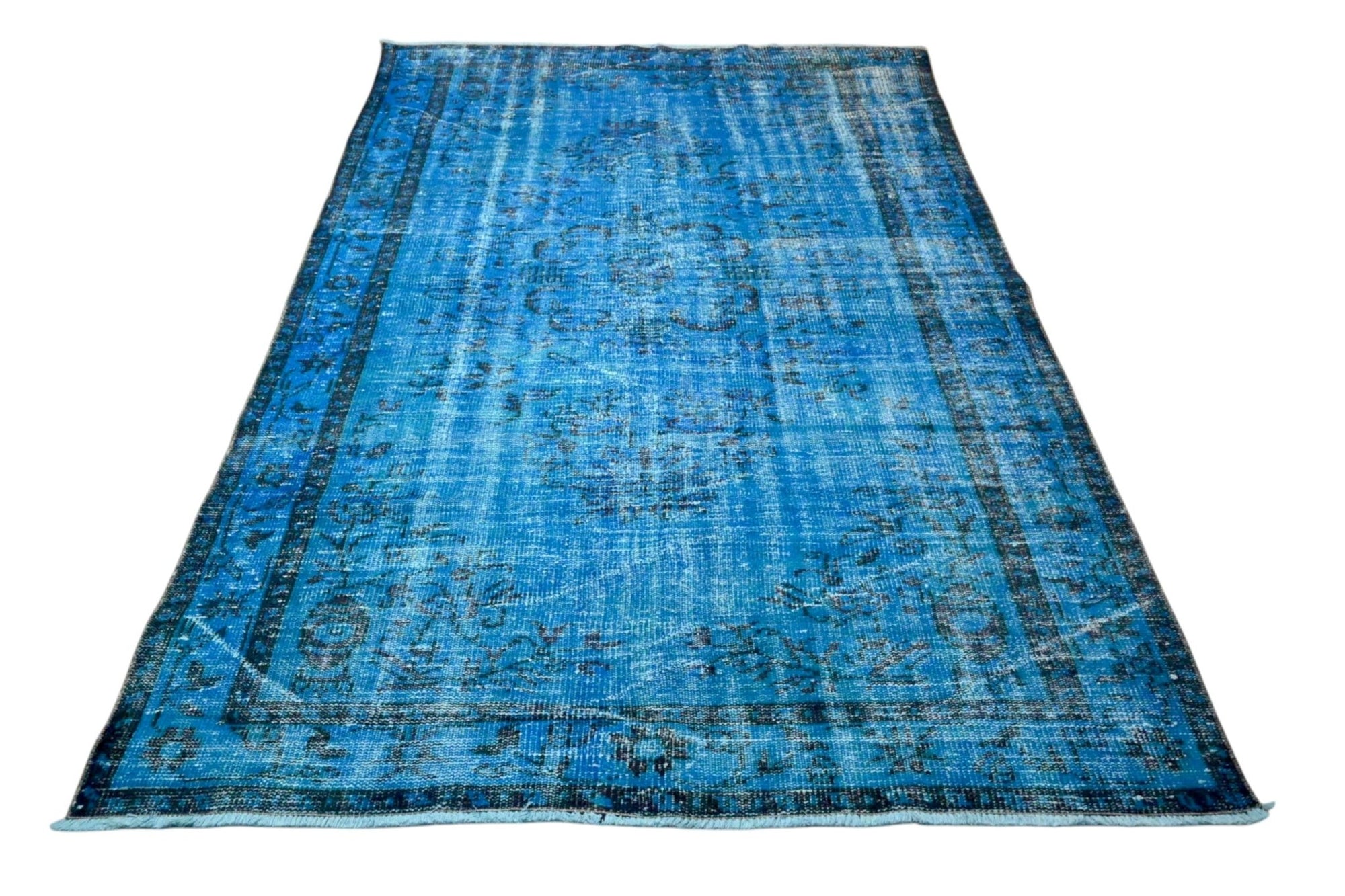 Blue Vintage Rug - F588