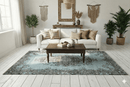 Blauw vintage vloerkleed - G270 - Lavinta