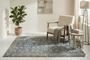 Blauw vintage vloerkleed - G369 - Lavinta