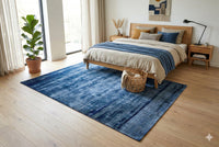 Blauw vloerkleed - G356 - Lavinta