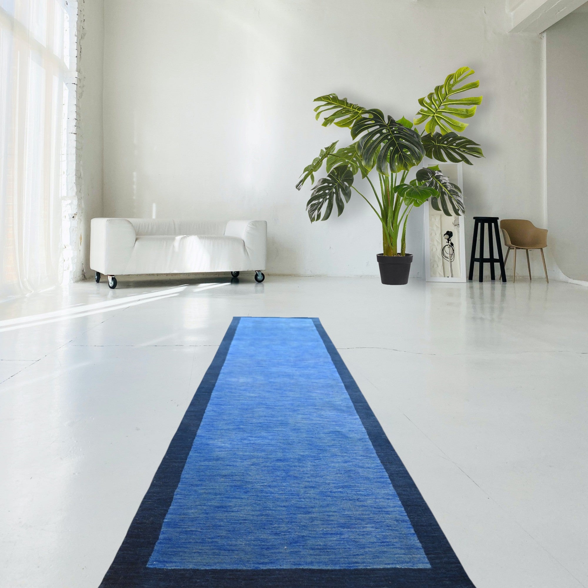 Blue Gabbeh runner - F502