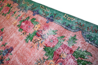 Bloemen vintage vloerkleed - E732 - Lavinta