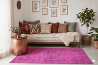 Bruisend roze vintage kleed - G483 - Lavinta