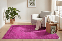 Bruisend roze vintage kleed - G483 - Lavinta