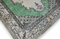 Claire | Zacht groen vintage kleed - Lavinta