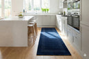 Moderne blauwe loper - D658