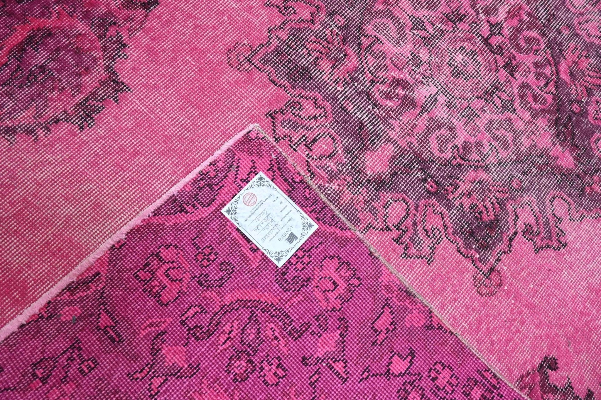Decoratief roze vintage kleed - G491 - Lavinta