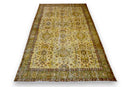 Diya | Geel vintage vloerkleed - Lavinta