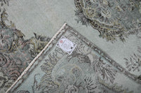 Sereen lichtblauw vintage vloerkleed boho stijl - G438