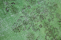 Fris groen vintage vloerkleed - G452 - Lavinta