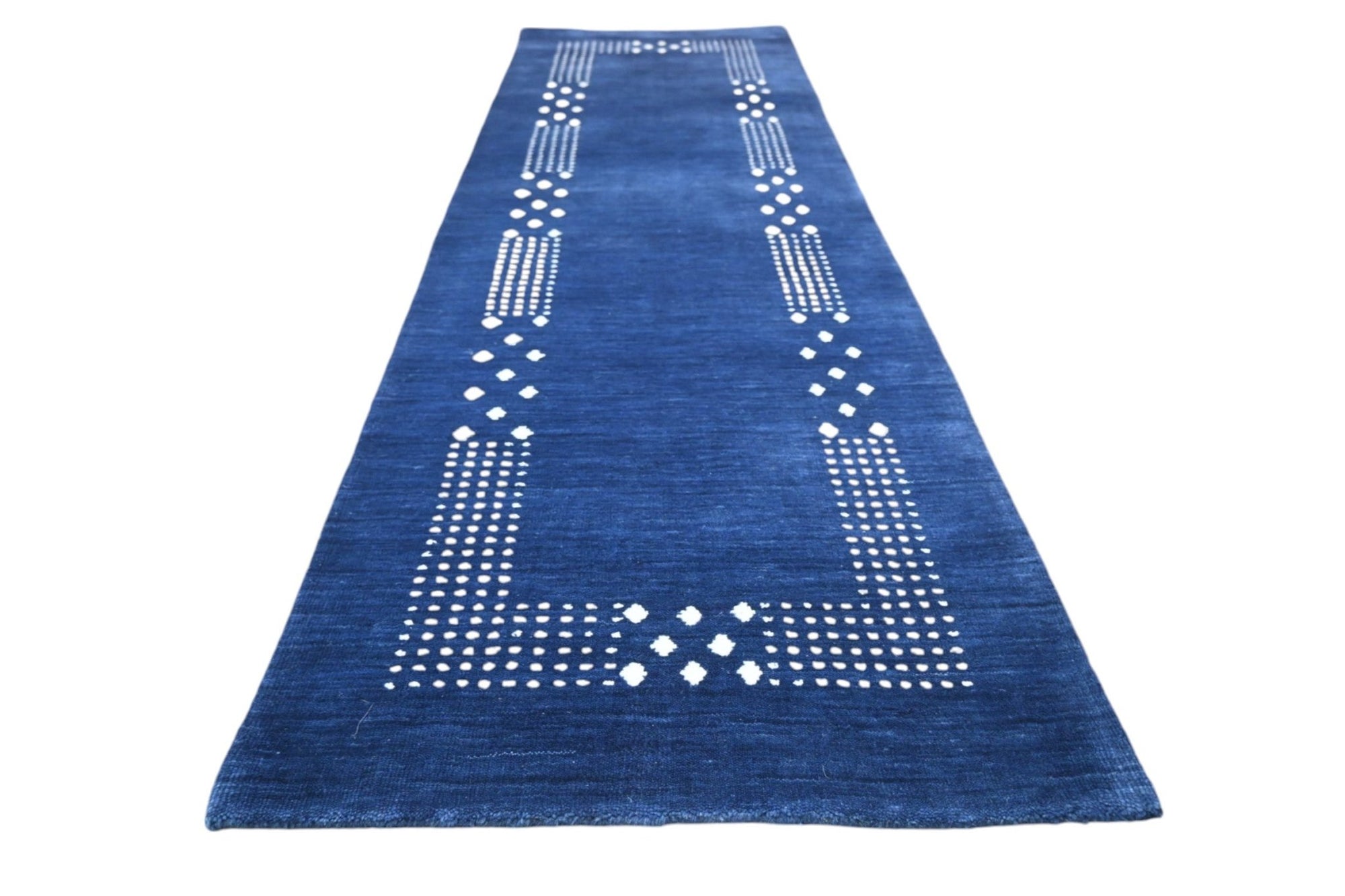 Gabbeh loper blauw - F338