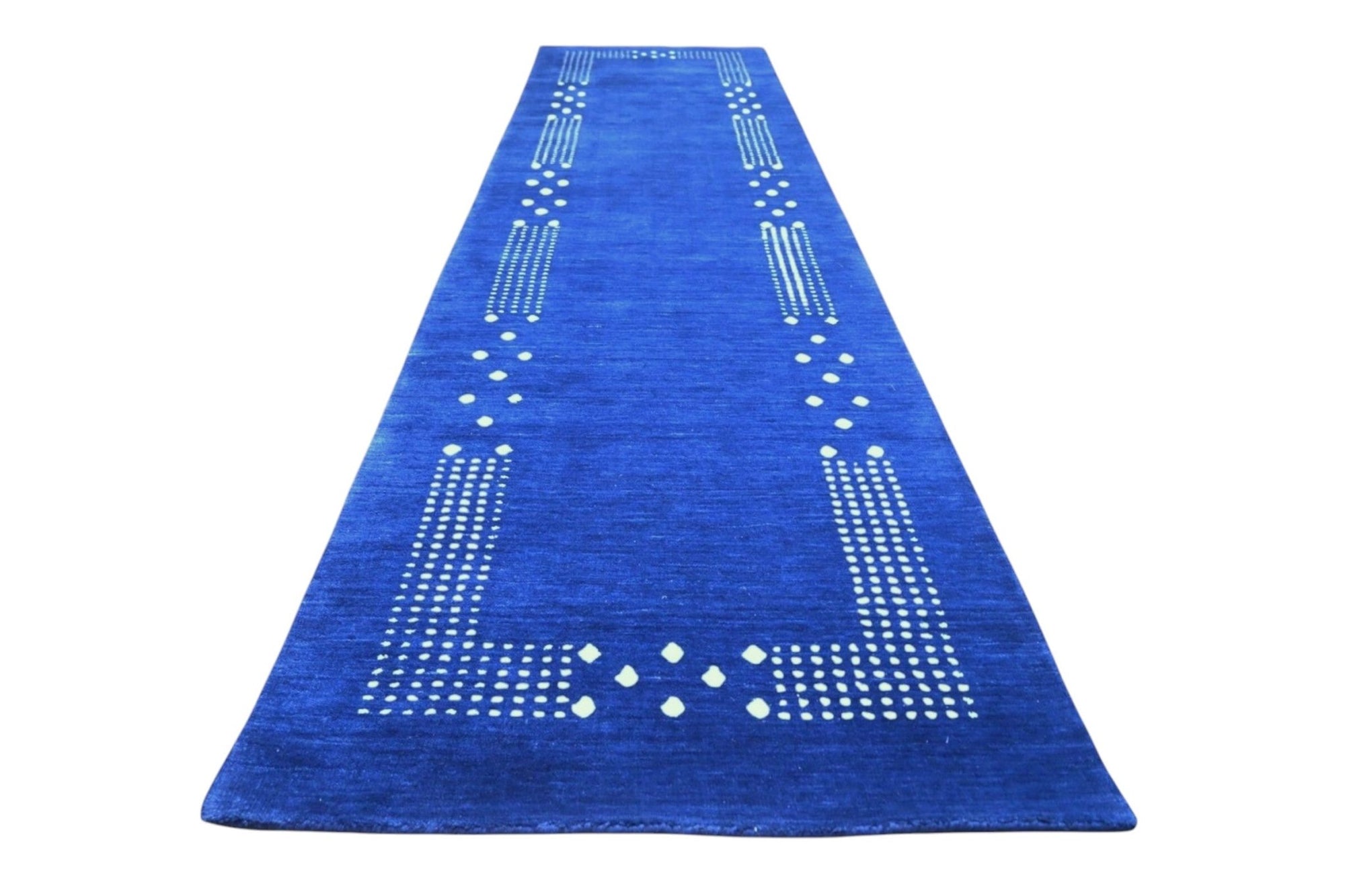 Gabbeh runner blue - F499