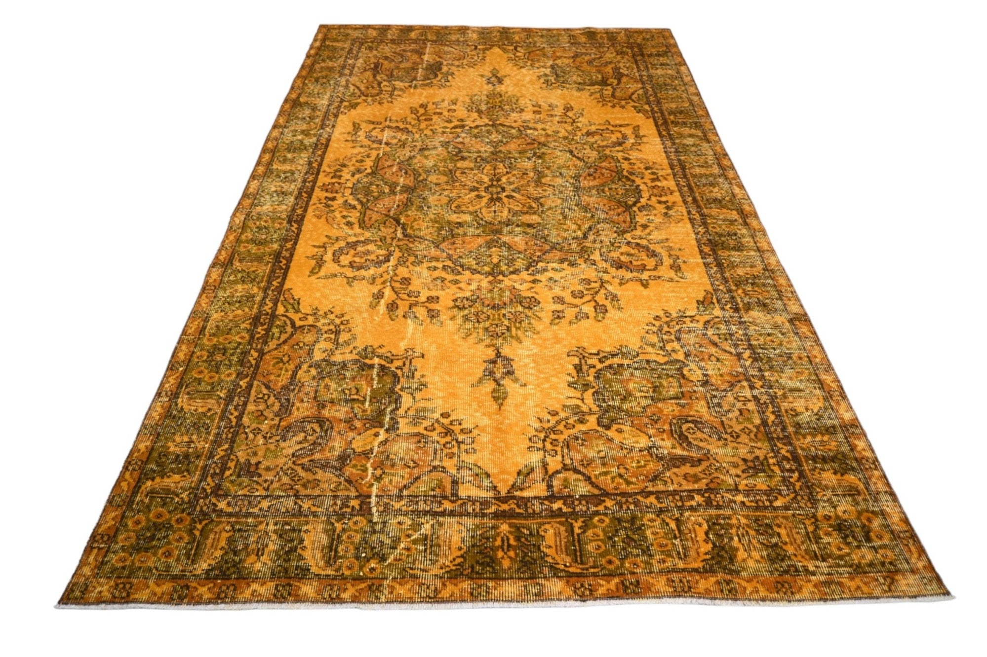 Yellow Vintage Rug - E818