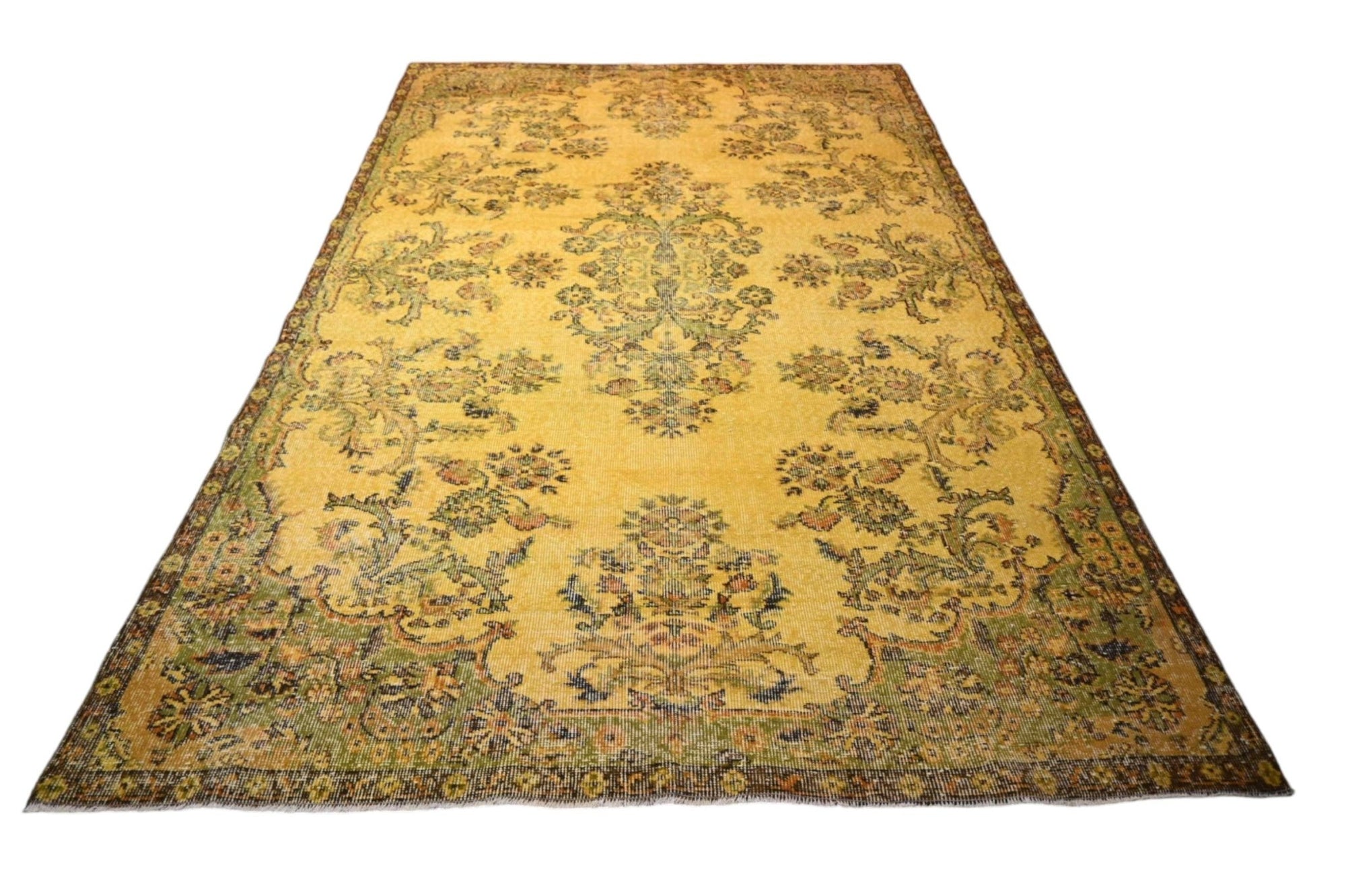 Yellow Vintage Rug - F389