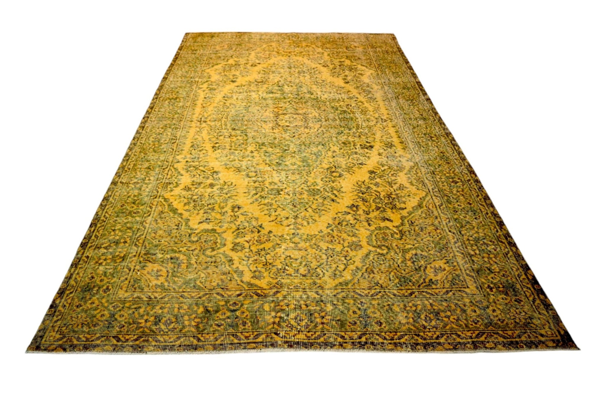 Yellow Vintage Rug - F396