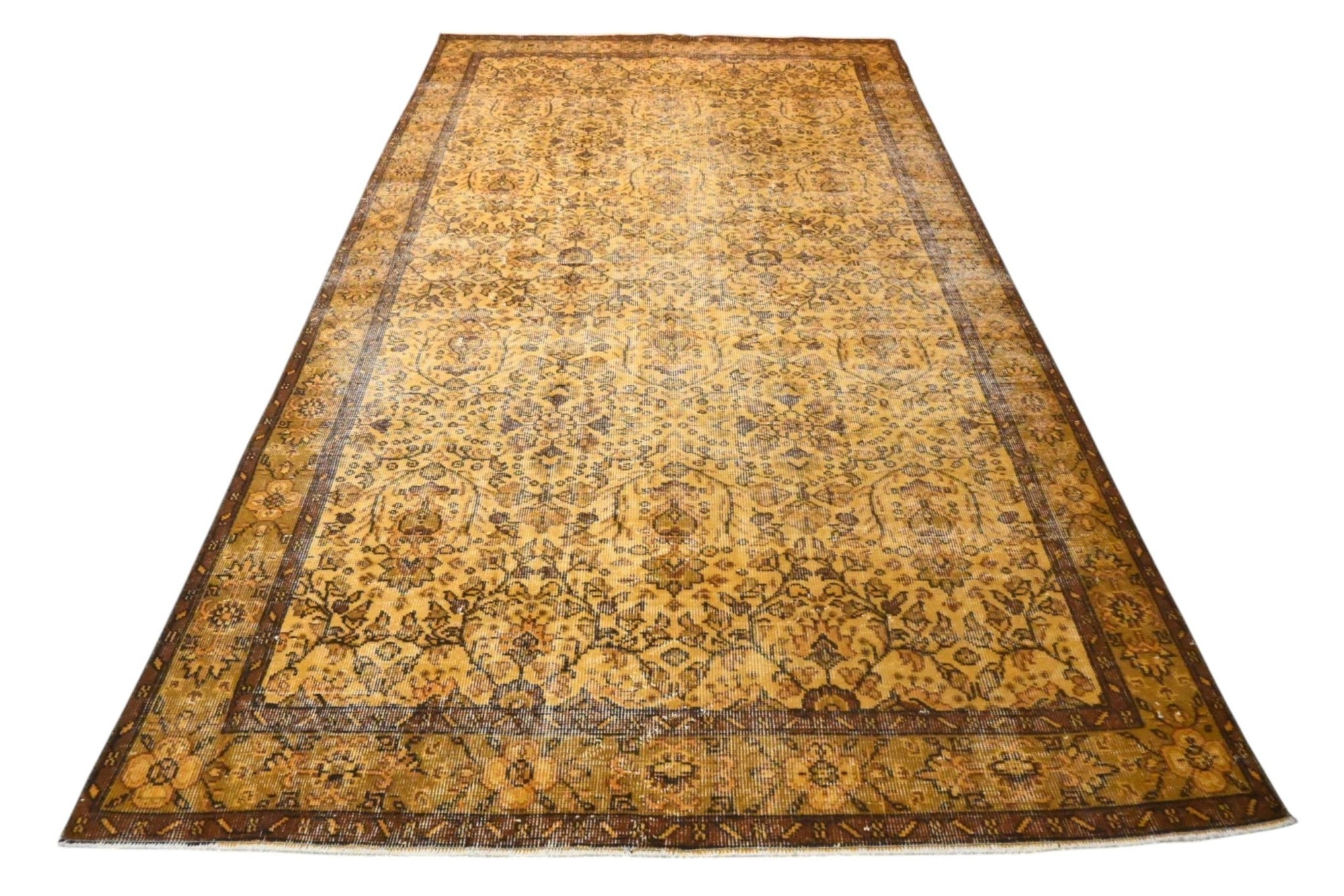 Yellow Vintage Rug - F553