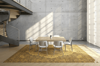 Geel vintage vloerkleed - F555 - Lavinta