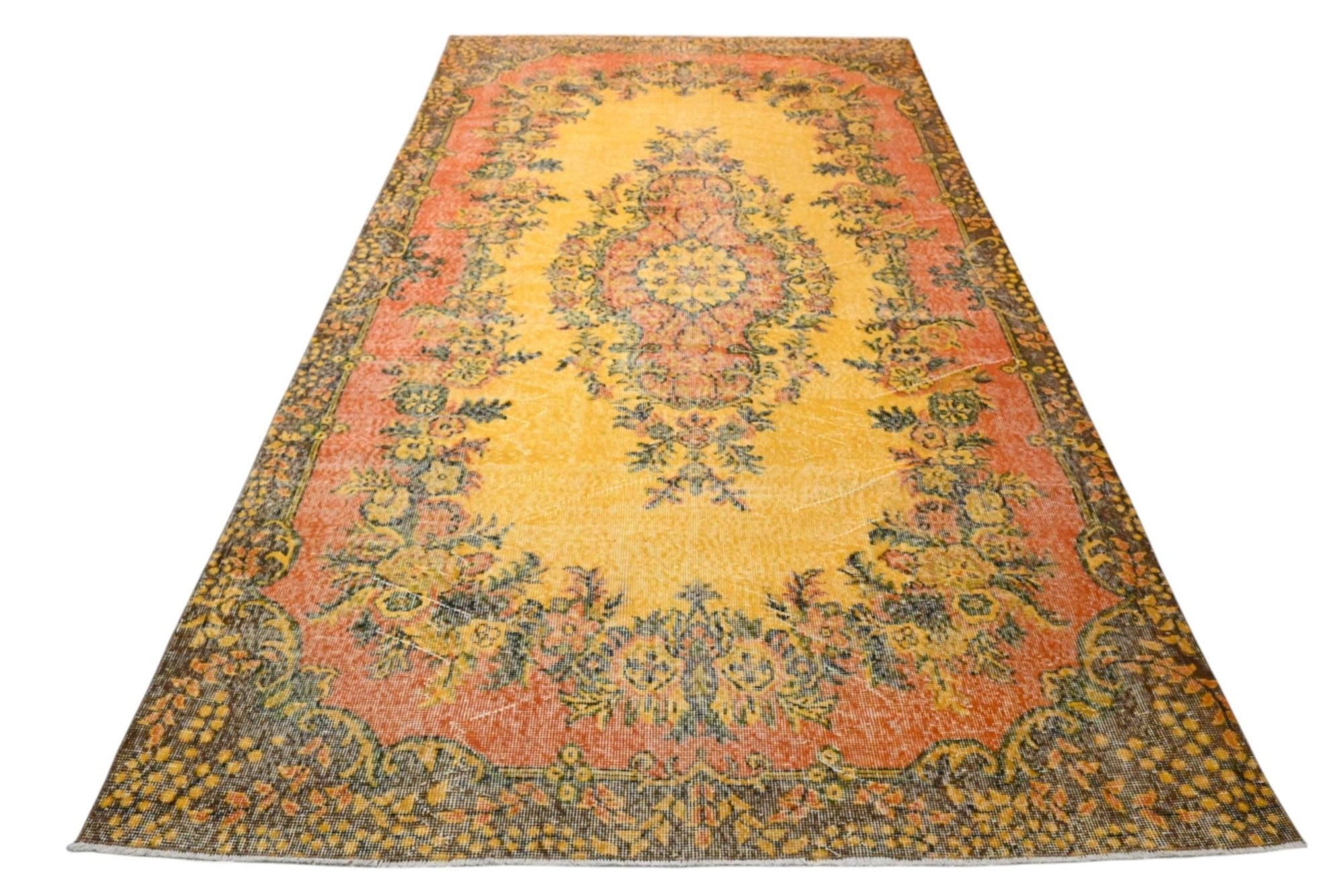 Yellow Vintage Rug - F559