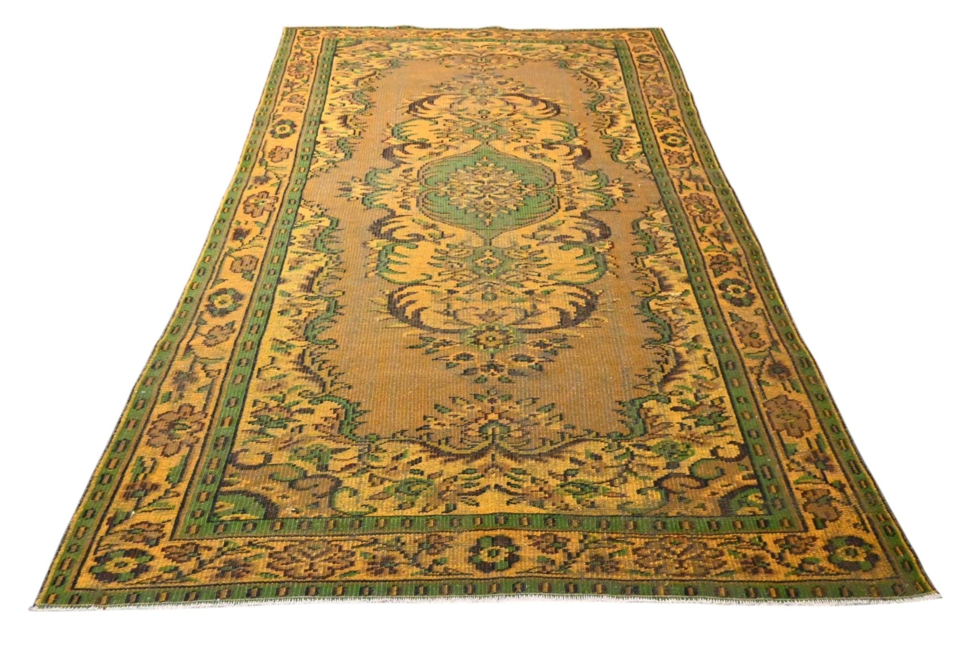 Yellow Vintage Rug - F561