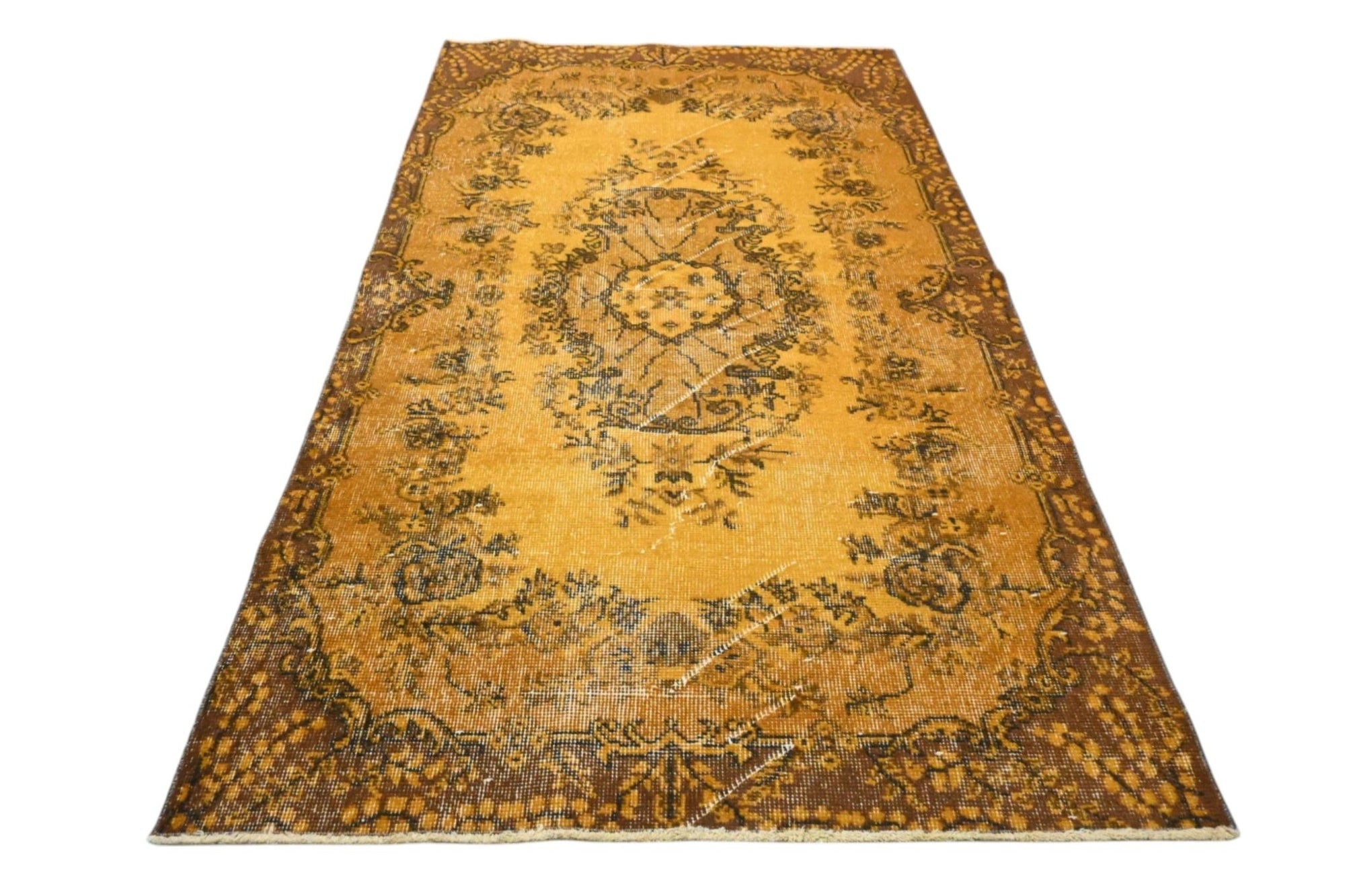 Yellow Vintage Rug - F568