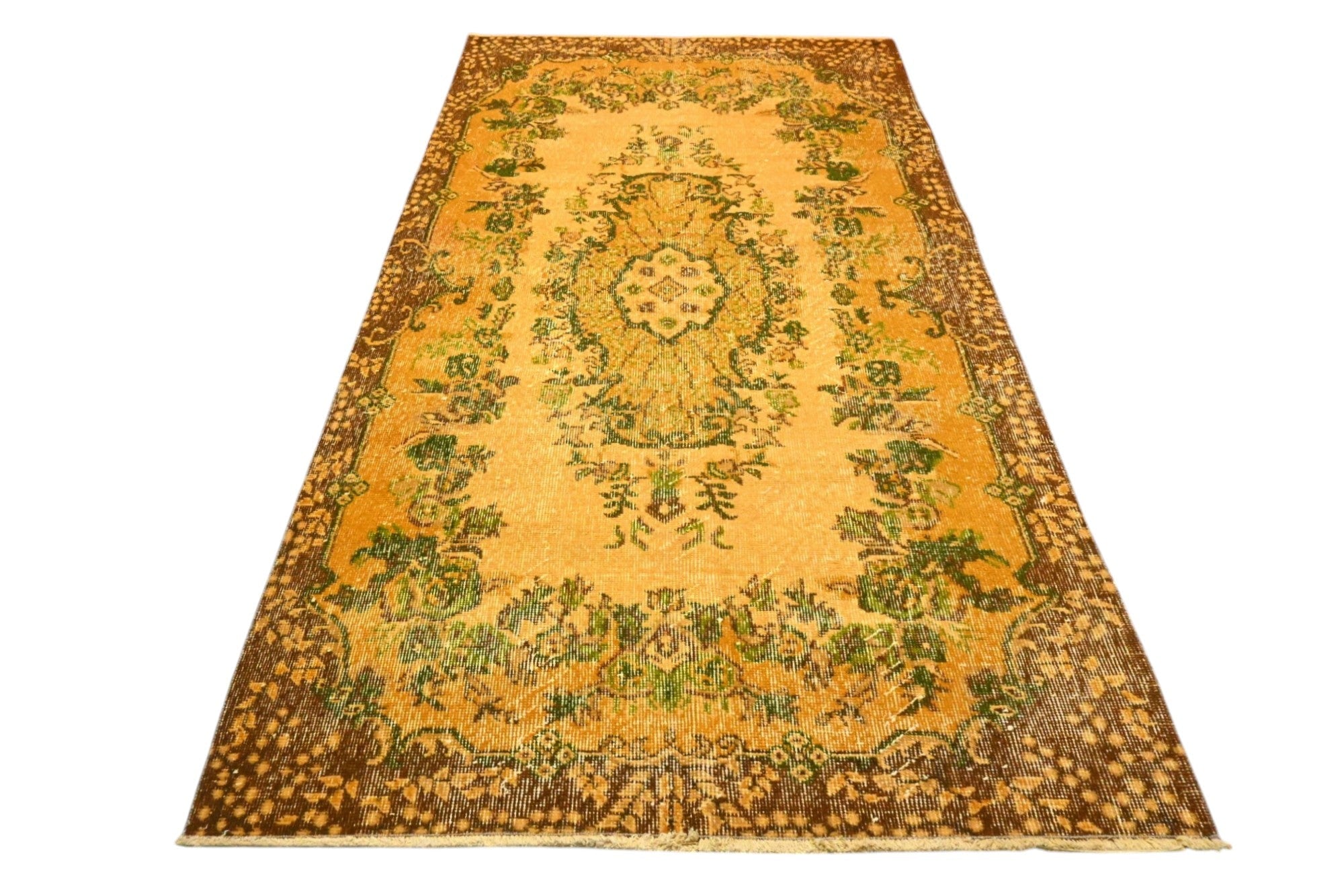 Yellow Vintage Rug - F578