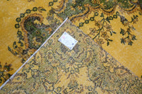 Geel vintage vloerkleed - F981 - Lavinta