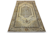 Geel vintage vloerkleed - G267 - Lavinta