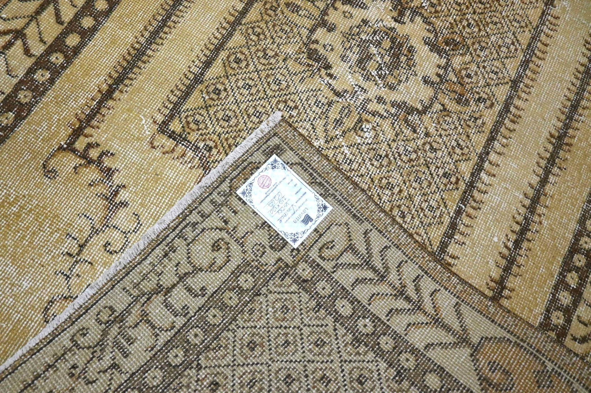 Geel vintage vloerkleed - G267 - Lavinta
