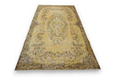 Geel vintage vloerkleed - G475 - Lavinta