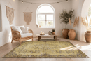 Geel vintage vloerkleed - G475 - Lavinta