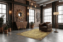 Oker vintage vloerkleed 205x115 cm doorleefd handgeknoopt Turkije - Lavinta G475