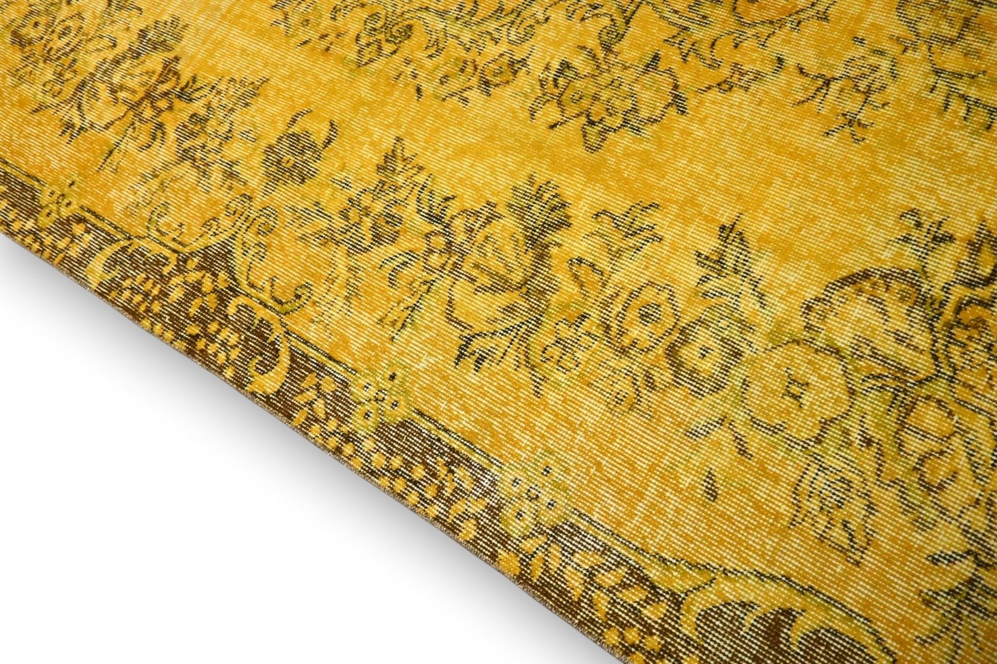 Geel vintage vloerkleed - G514 - Lavinta