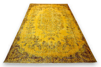 Geel vintage vloerkleed - G514 - Lavinta