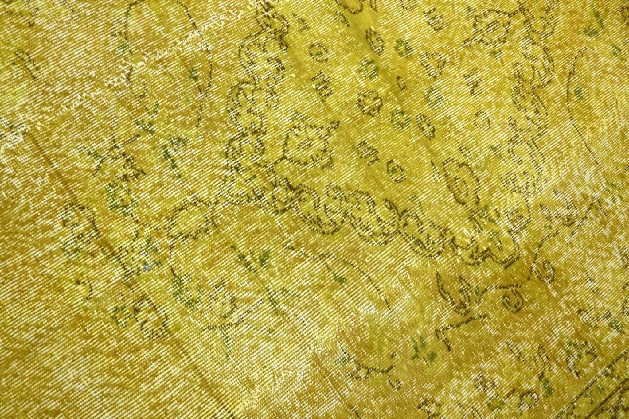 Geel vintage vloerkleed - G516 - Lavinta