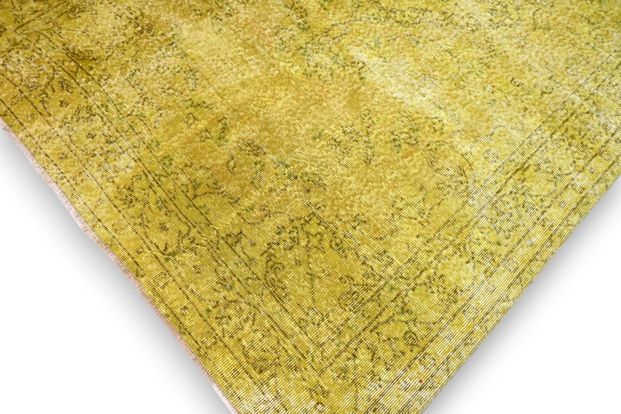 Geel vintage vloerkleed - G516 - Lavinta
