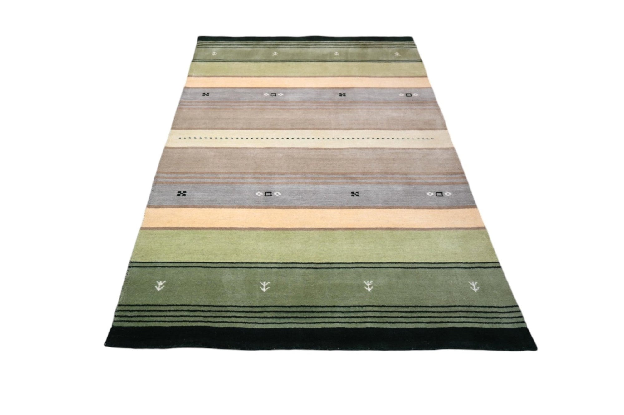 Striped Gabbeh rug - F369