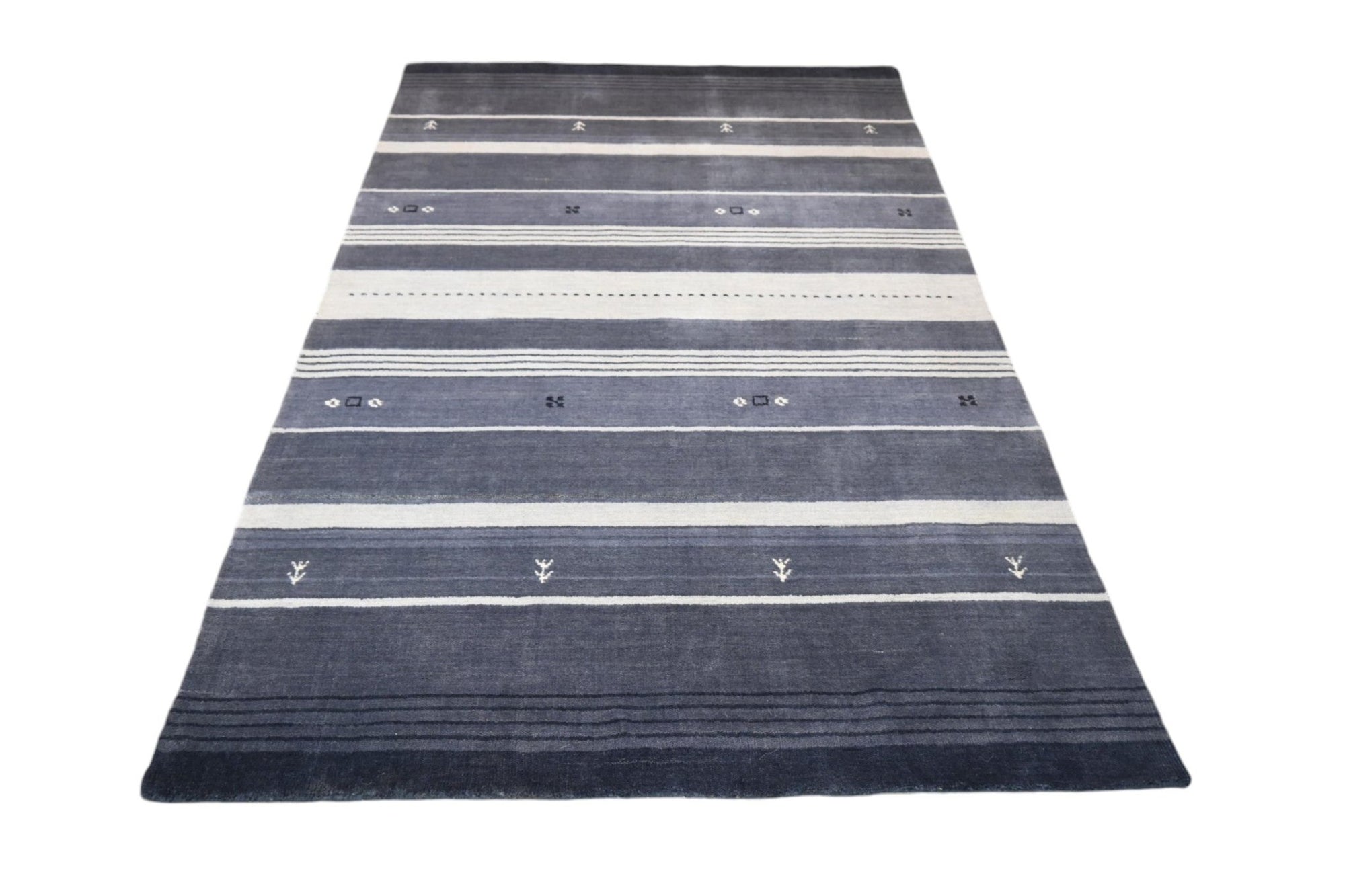 Striped Gabbeh rug - F375