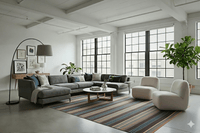 Gestreepte kelim - F638 - Lavinta