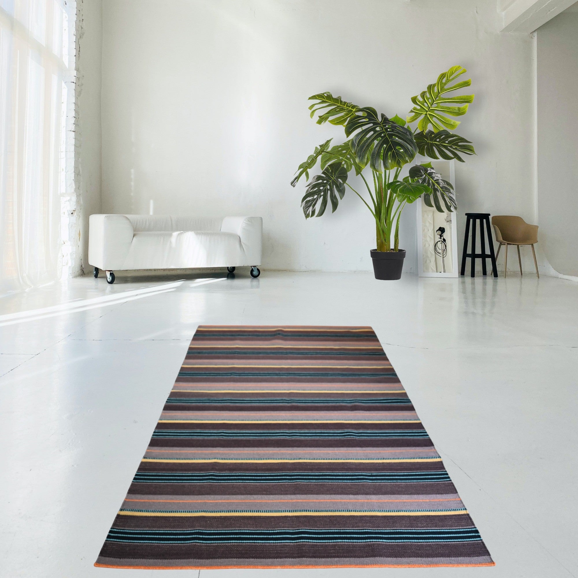 Striped Kelim - F639