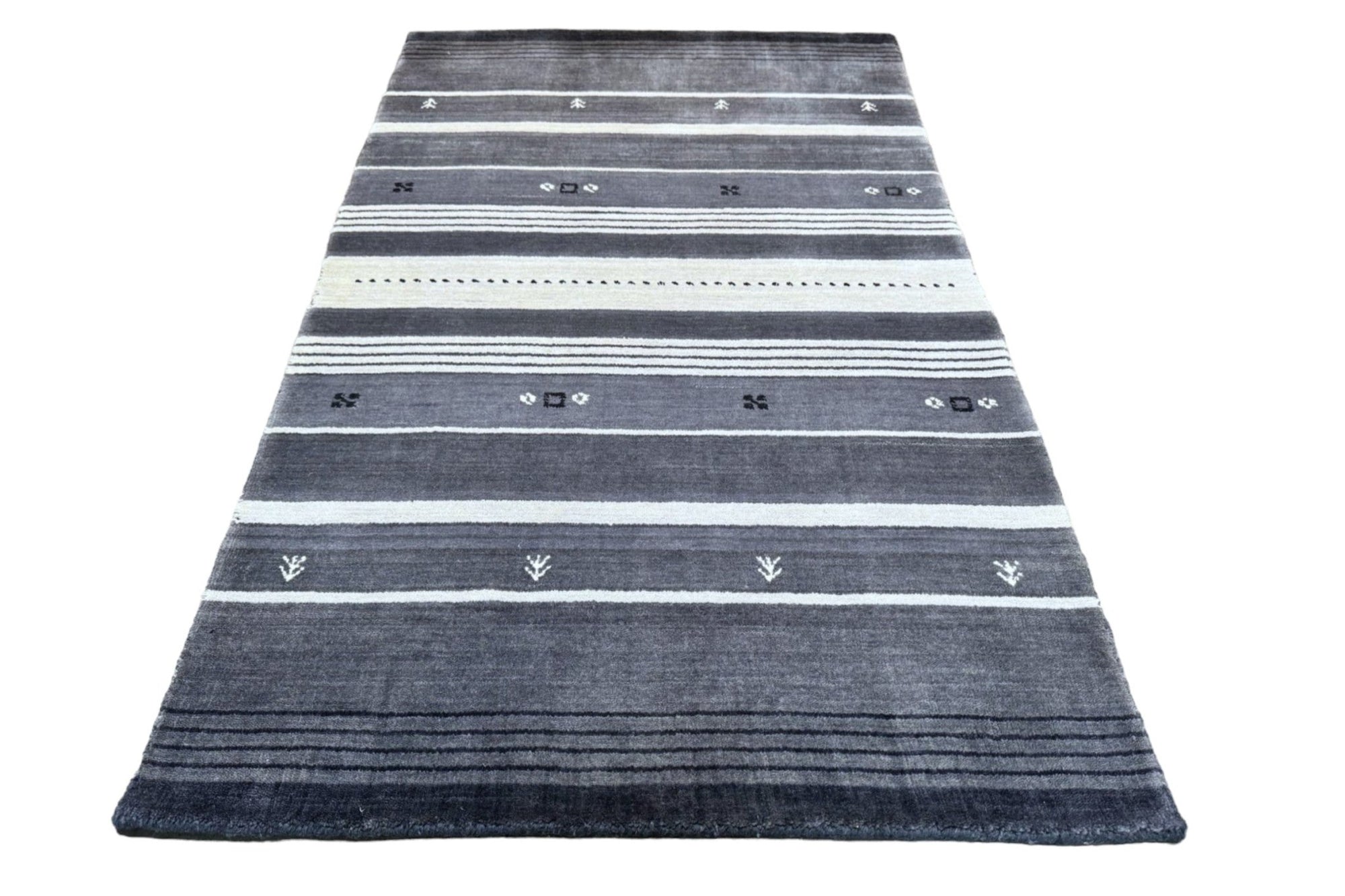 Gray Gabbeh rug - F288