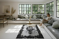 Grijs vintage vloerkleed - F998 - Lavinta