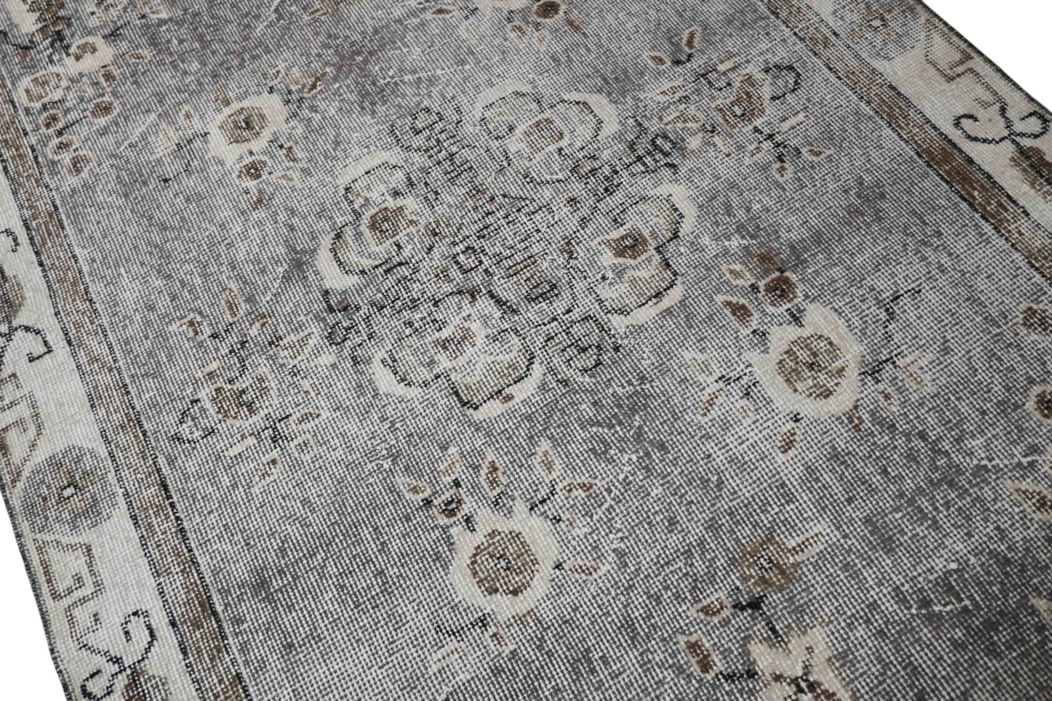 Grijs vintage vloerkleed - G124 - Lavinta